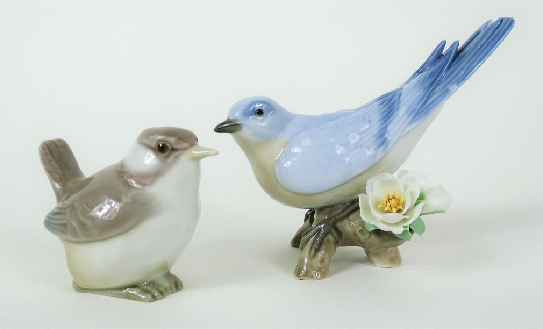 (2) LLADRO PERCHED BIRDS (1 of 1)