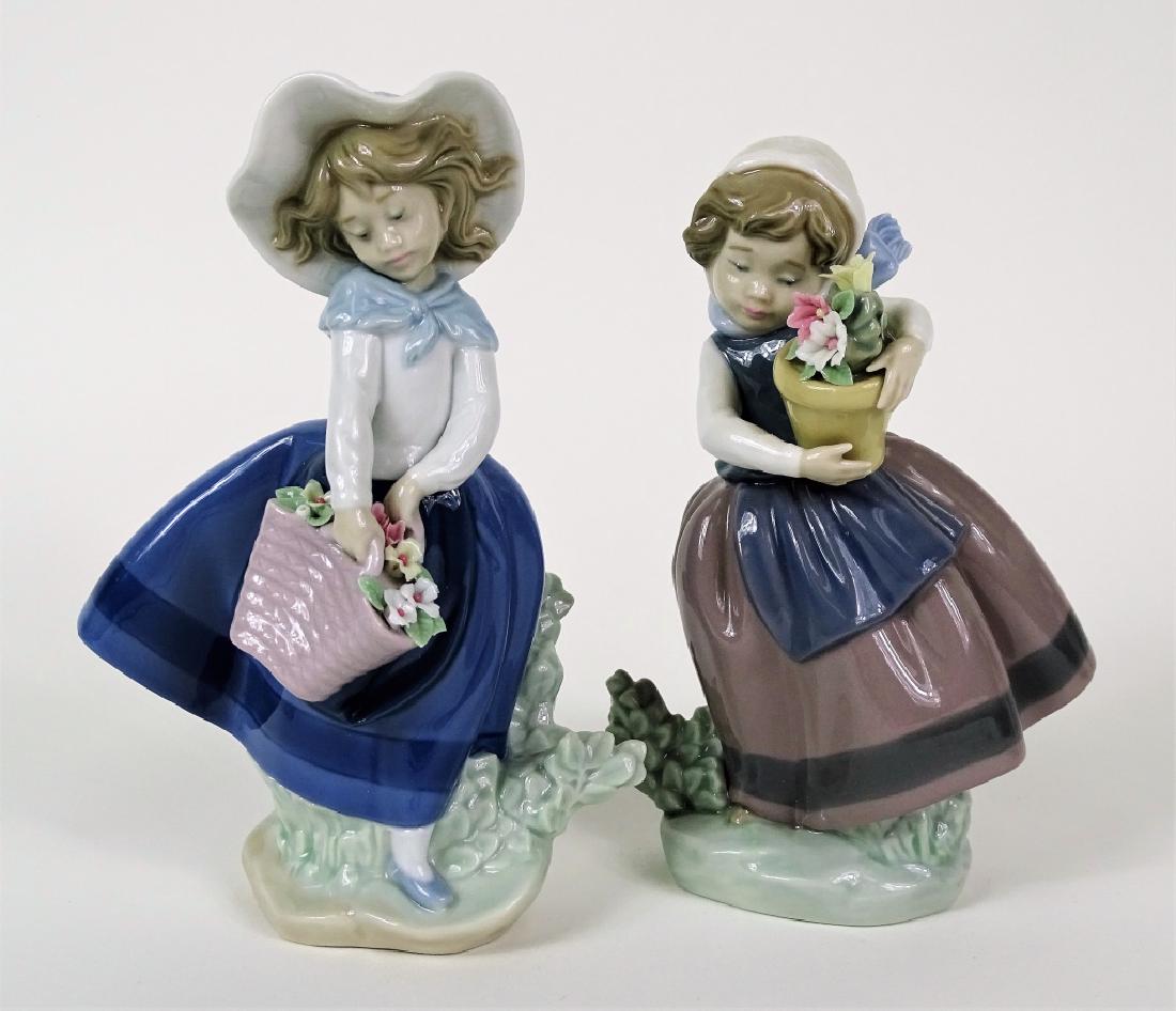 (2) LLADRO "PRETTY PICKINGS" & "SPRING IS HERE" (1 of 1)