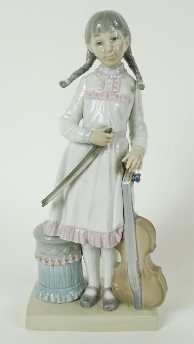 LLADRO 1973 GIRL w/ CELLO (1 of 1)