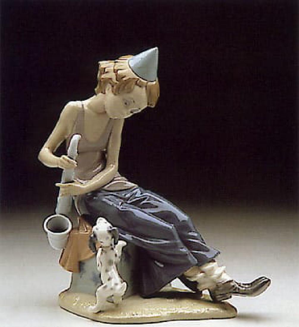 LLADRO リヤドロ バルコニーの朝 Morning song 少女 小鳥 花