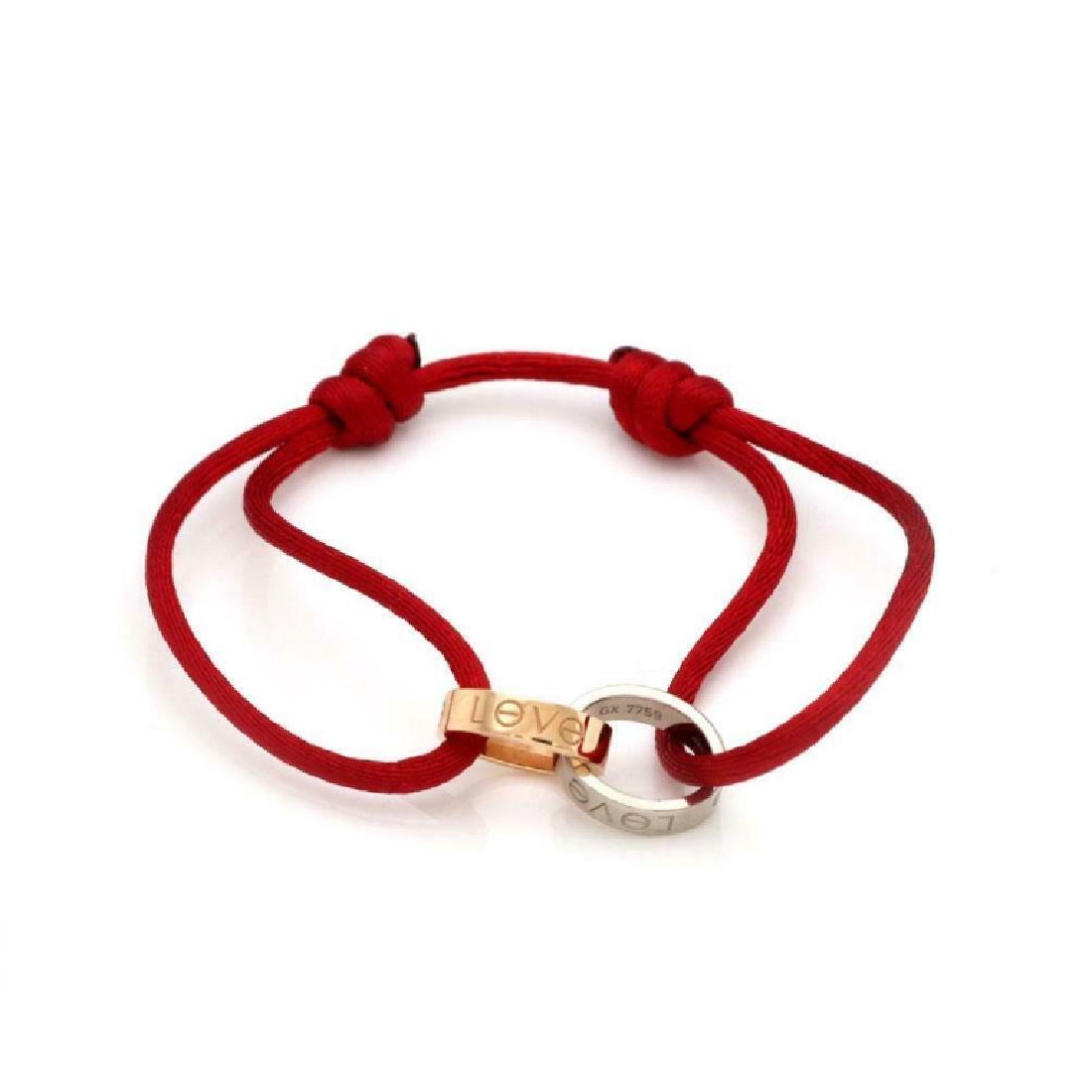 cartier red cord bracelet