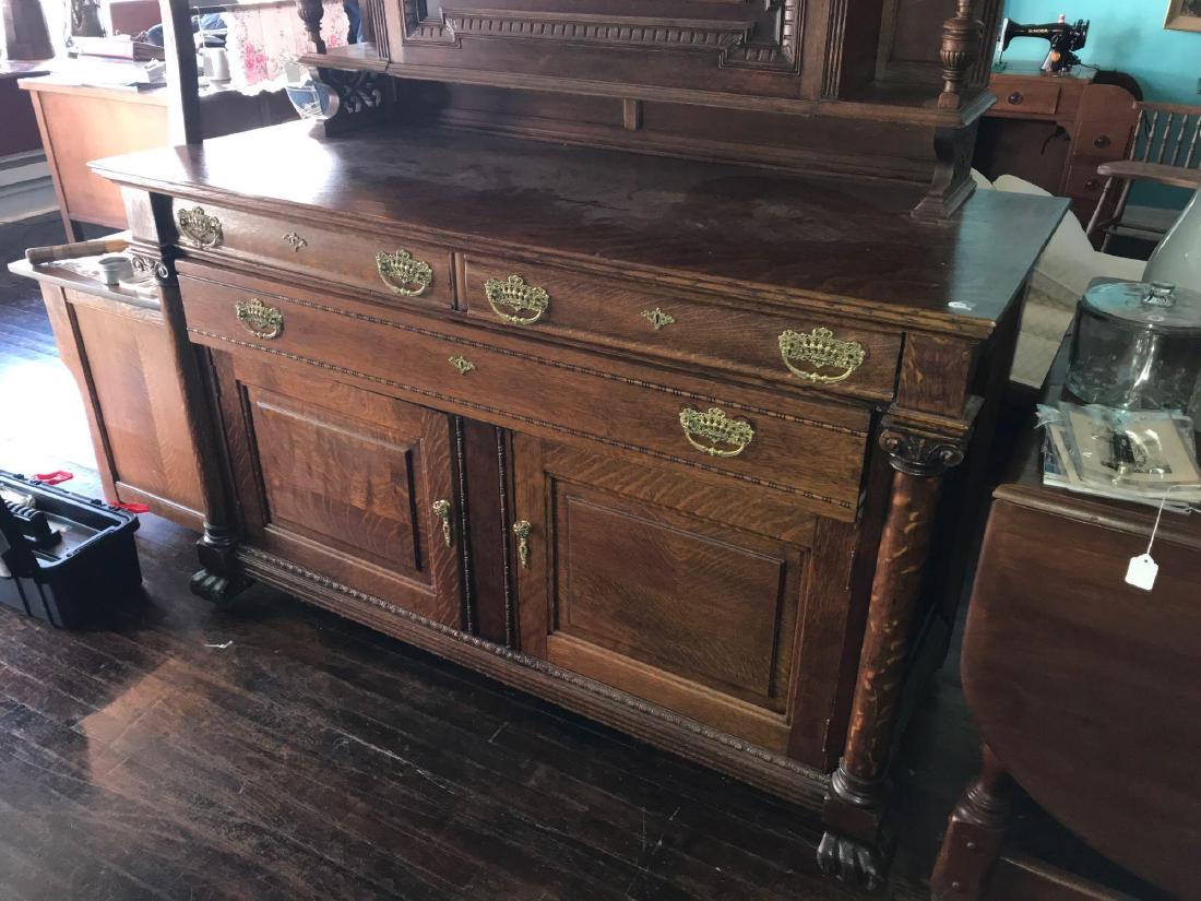 Quarter Sawn Oak Buffet Approx 61 X 38 1 2 Mar 01 2019