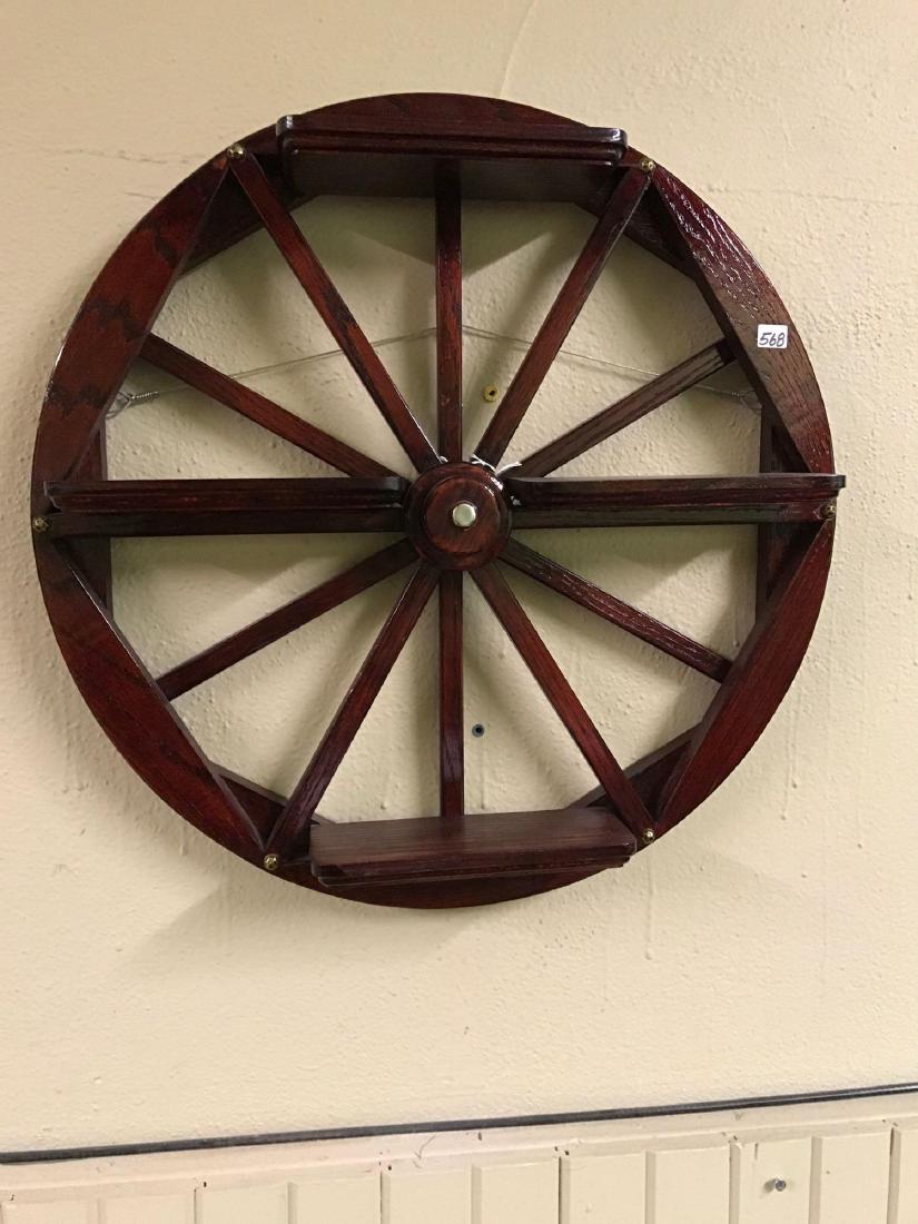 Wagon Wheel Shelf 22.5"wide: Wagon Wheel Shelf 22.5"wide