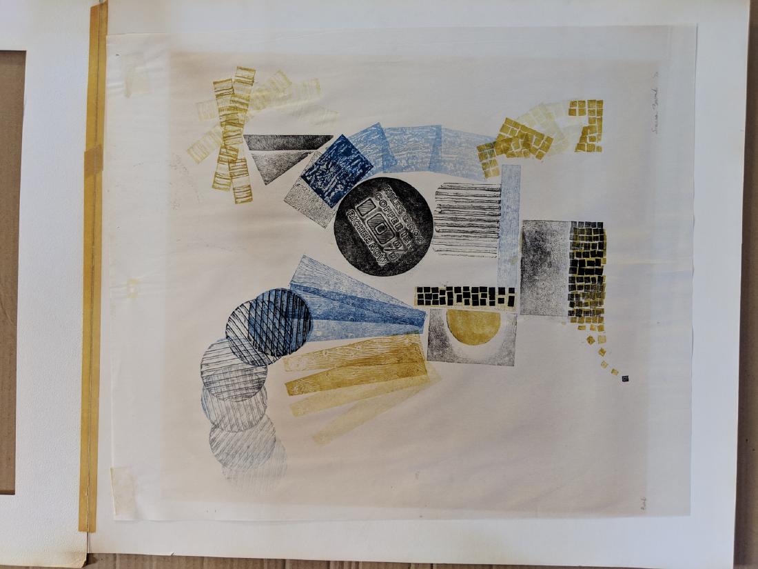 1970 Rosemary Zwick Hills Bros Coffee Proof Lithograph (1 of 8)