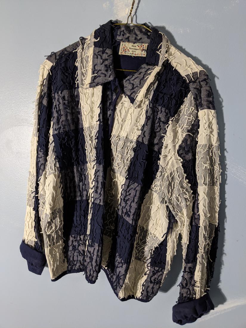 New Directions Plus Crochet Cotton Blue & White Jacket (1 of 6)