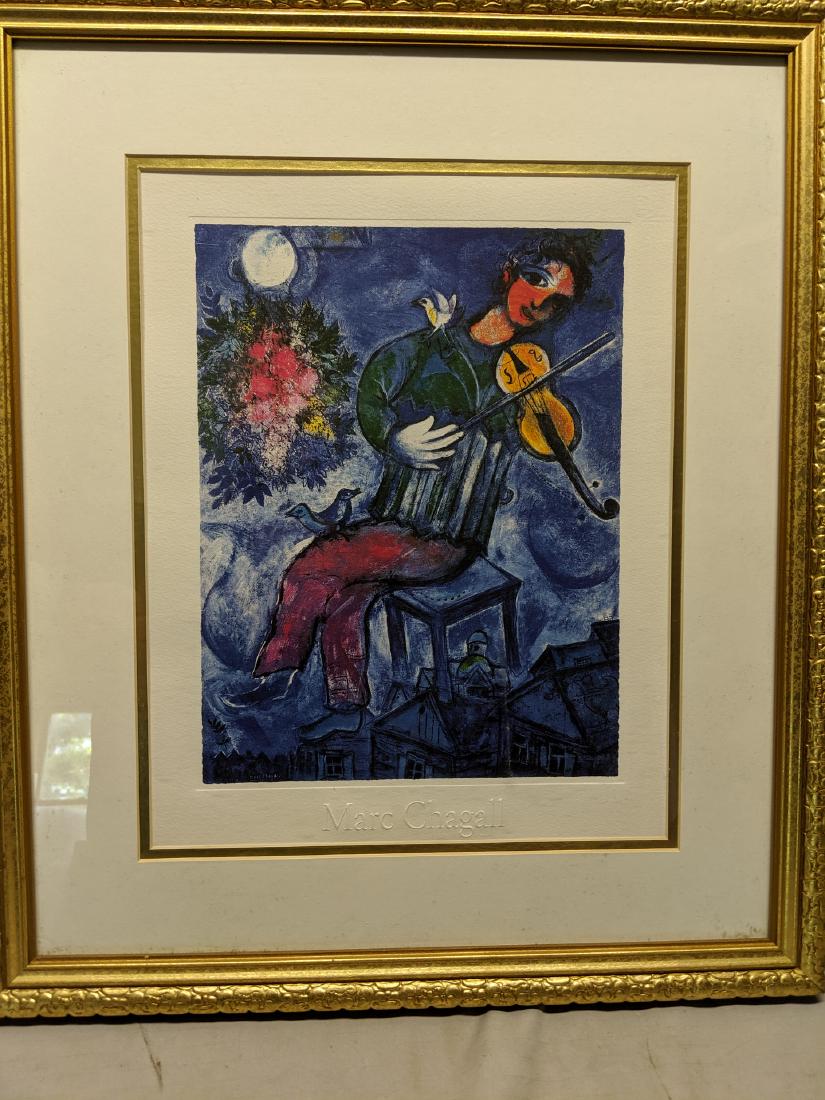 Marc Chagall Violoniste Bleu LTD ED Yon Gallery (1 of 10)