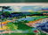 Leroy Neiman 18th at Pebble Beach Pencil Signed - 4