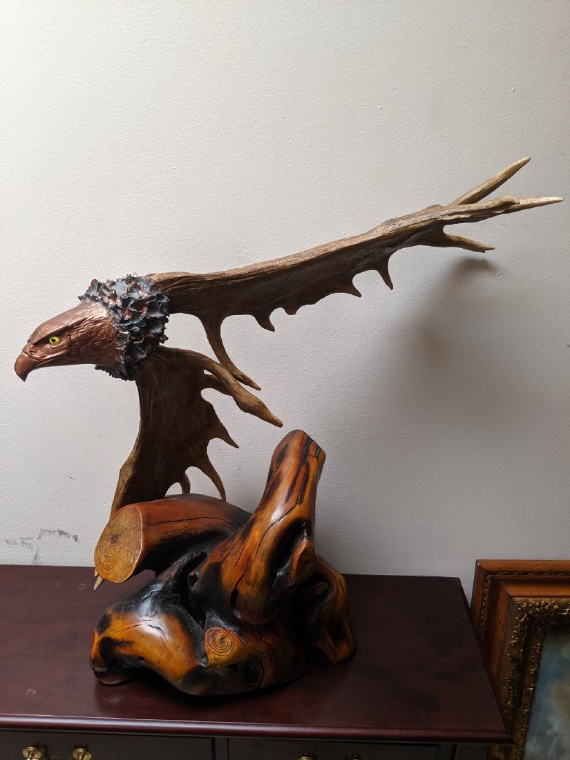 Larry Glaze Antler and Eagle Sculpture Our Freedom (1 of 10)
