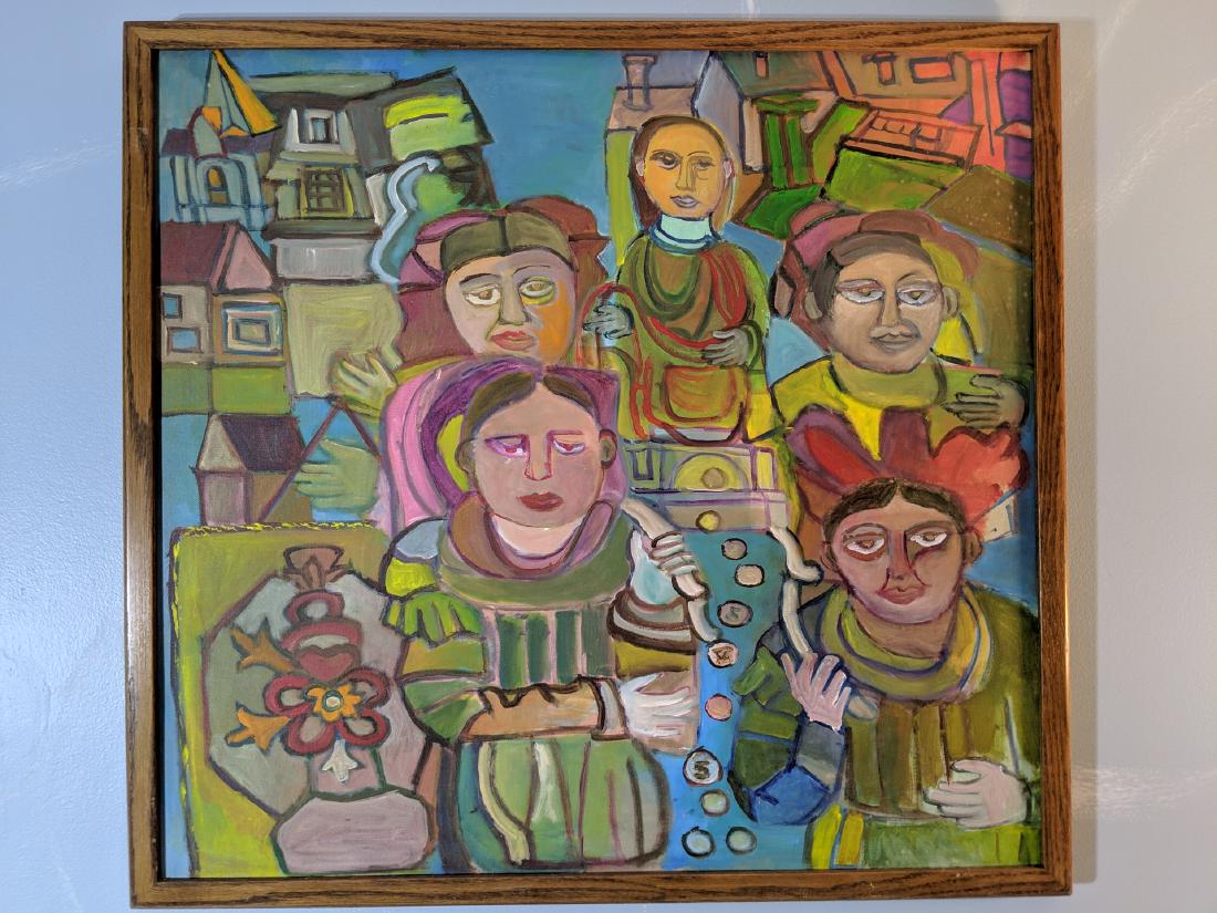 Robert Sloboda Chicago Outsider Abstract Oil Painting (1 of 10)