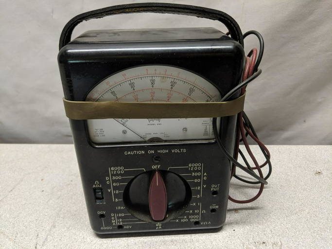 Triplett Model 630 Multimeter Aug 25, 2019 Lodestar Auctions in IL