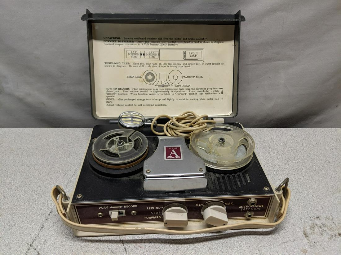 Apollo Industries Potable Rel to Reel Tape Recorder (1 of 7)