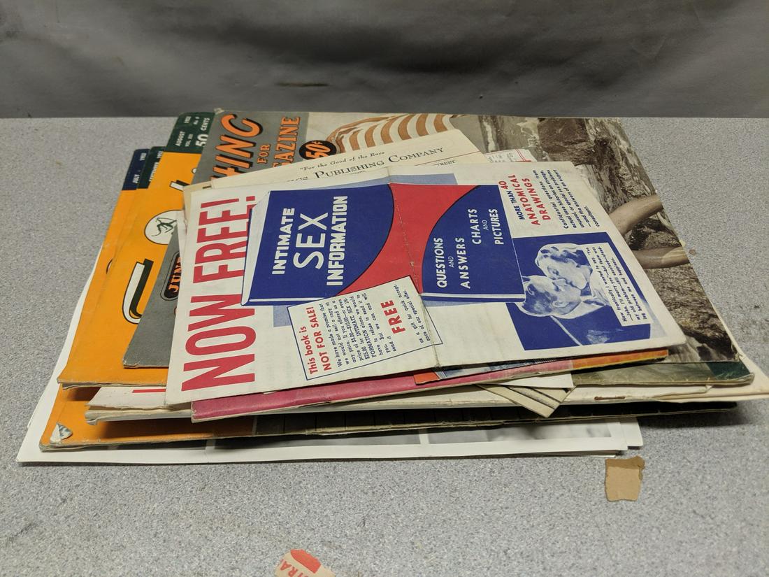 Lot Vintage Nudie Sex Photos Magazine etc Sunshine & (1 of 5)