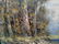 c1940 SIGNED Oil on Canvas Painting River Scene - 9