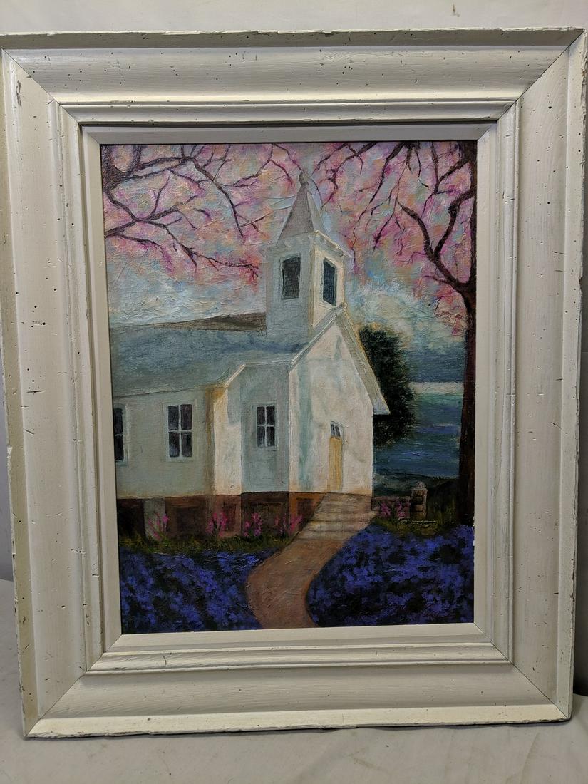 Elizabeth O'Neill Verner Oil Painting on Church (1 of 13)