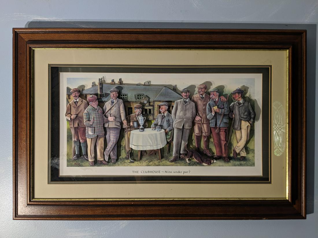 Jedd Gold Clubhouse Papercut Shadowbox Framed Picture (1 of 11)