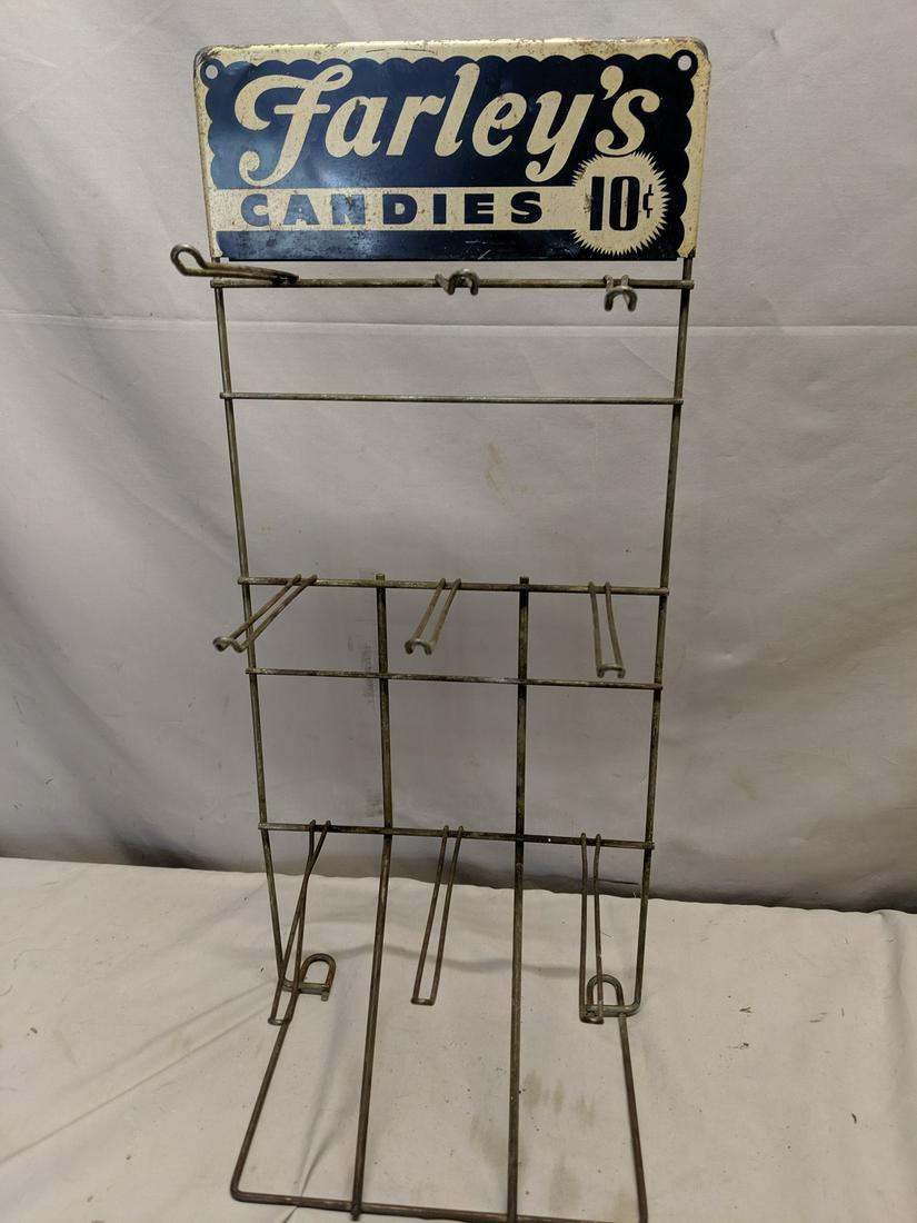 c1940's Farley's Candies 10c Store Display Hanger (1 of 5)