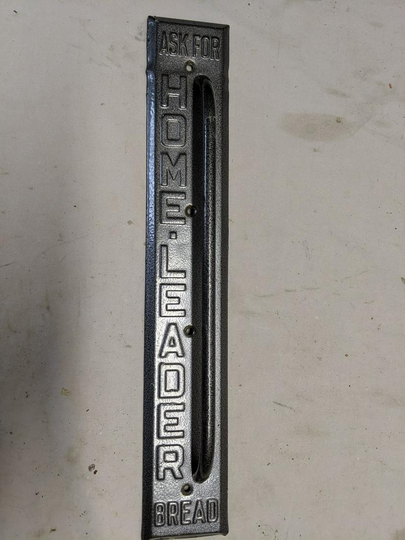 Old Home Leader Bread Door Pull Handle: Old Home Leader Bread Door Pull Handle18 1/2 x 3 Shipping in continental US $15.00 Please ask any questions before bidding Good Luck!