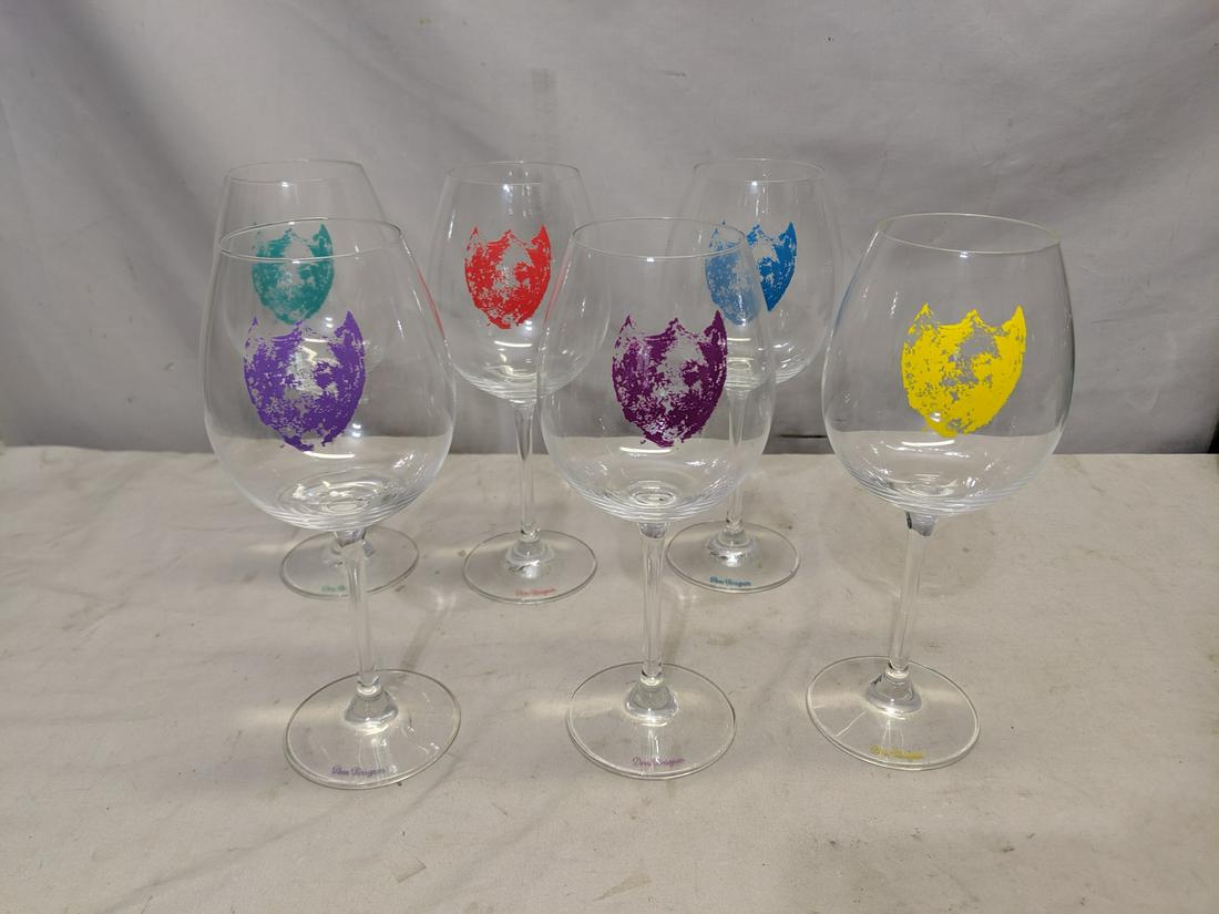 Set 6 Dom Perignon Andy Warhol Champagne Glasses: Set 6 Dom Perignon Andy Warhol Champagne Glasses. Limited Edition from 2000-2002 Shipping in continental US $35.00 Please ask any questions before bidding Good Luck!