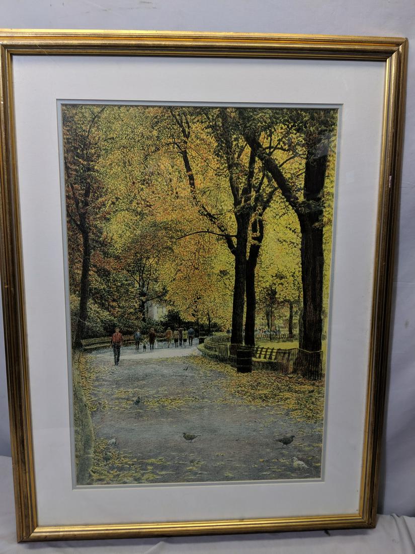 Harold Altman My Street 1988 Framed Lithograph (1 of 15)