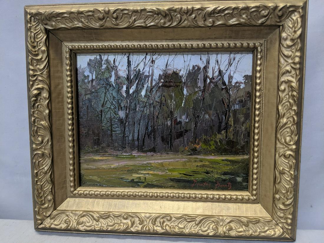 Dorothy Frantz Oil Painting Forest Scene (1 of 11)