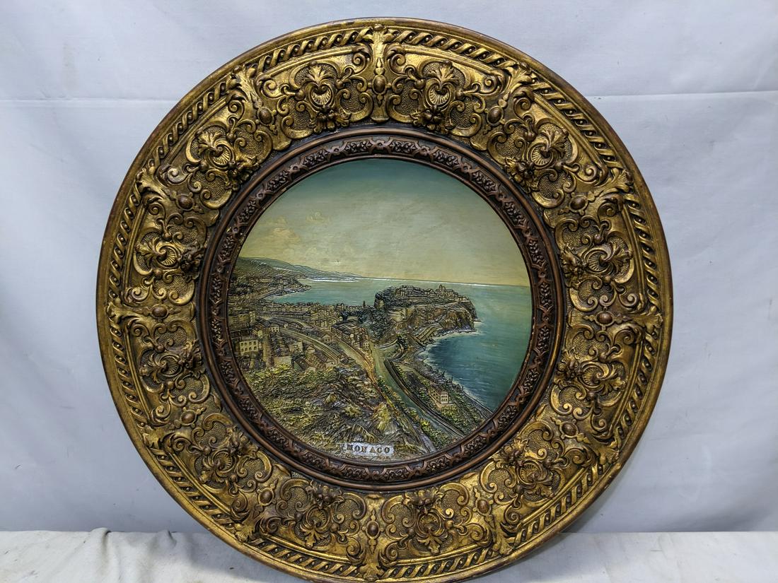 Wilhelm Schiller & Sons Large Majolica Wall Plate (1 of 8)