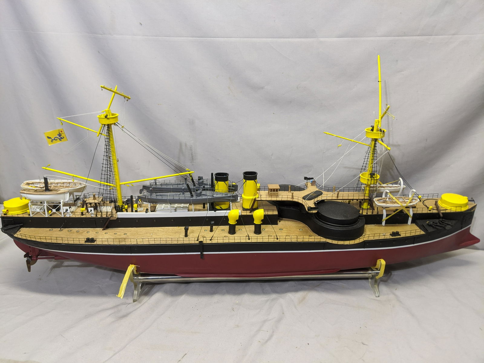 Ting Yuen Turret Battleship 1/100 Scale Model Arkmodel (1 of 15)