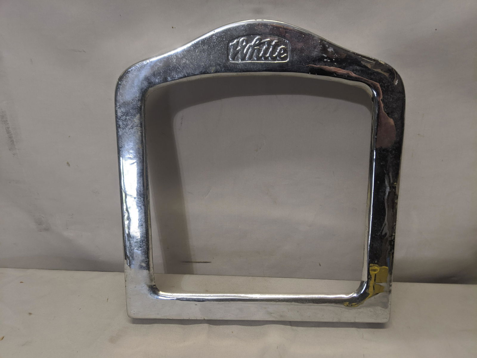 Vintage Chrome White Pedal Car Grill Surround (1 of 5)