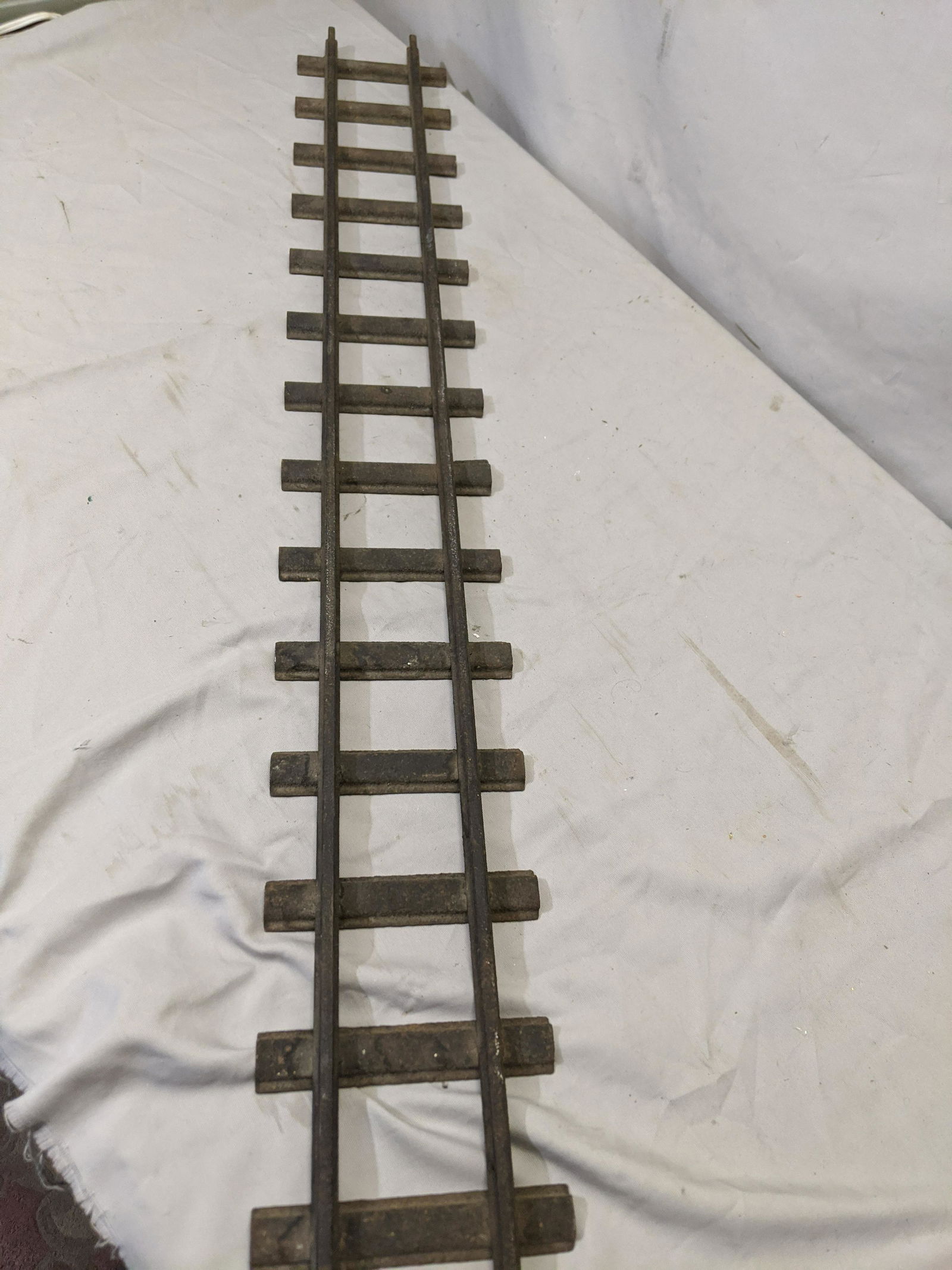 Large Buddy L Railroad Drain Straight Track (1 of 6)