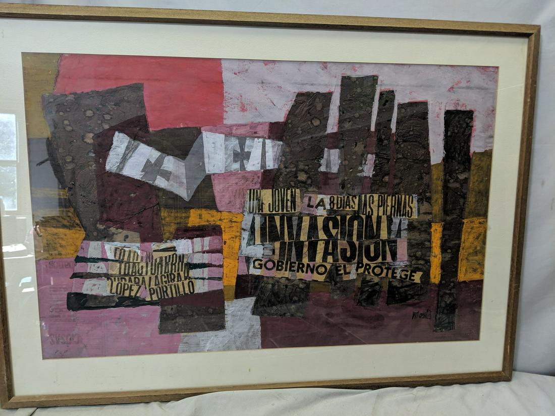 William Moulis Mixed Media Collage on Paper (1 of 14)