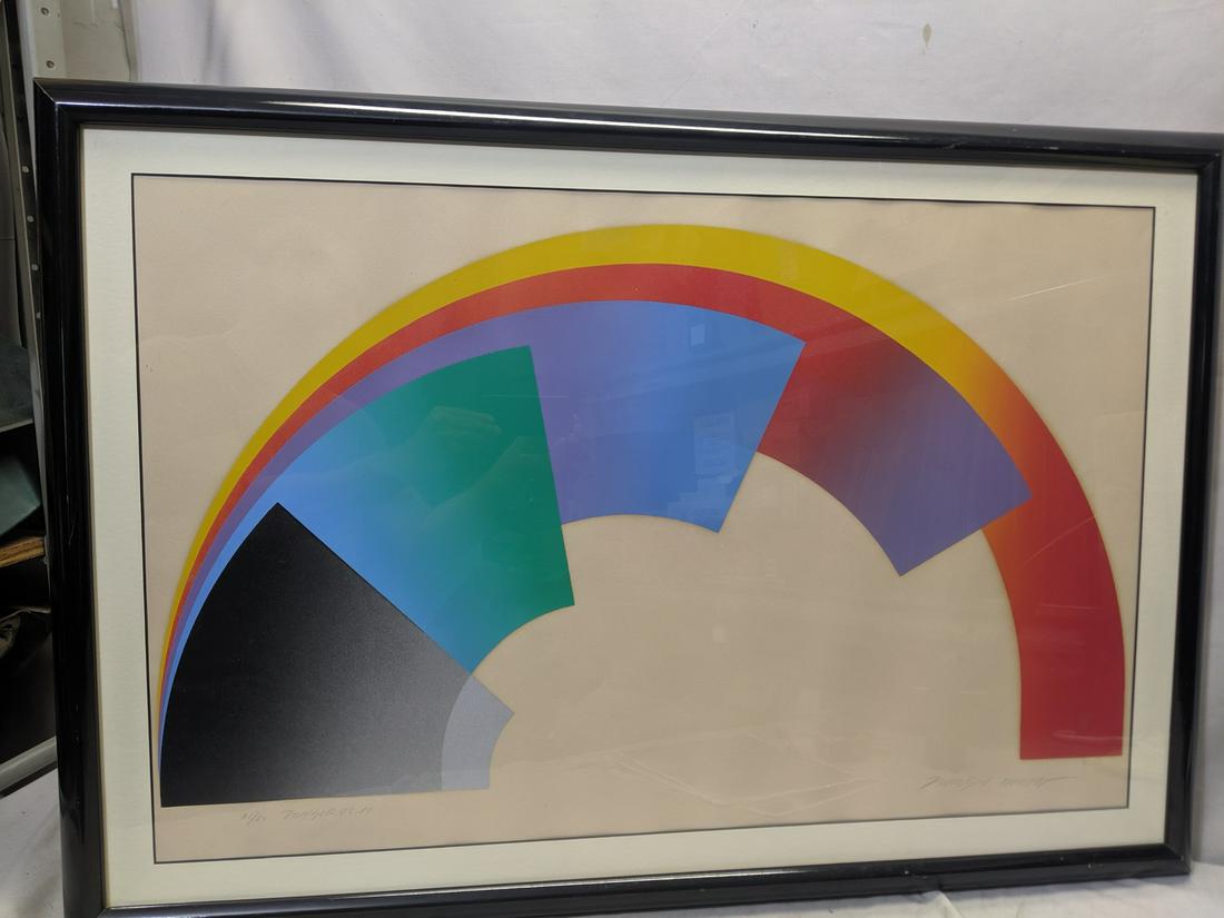 1975 Takeshi Hara Tensor 31/50 Pencil Signed Lithograph (1 of 14)