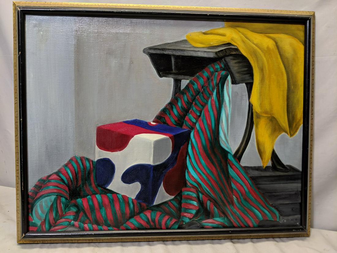 Jorgen Hansen Surrealist Composition Oil Painting (1 of 15)