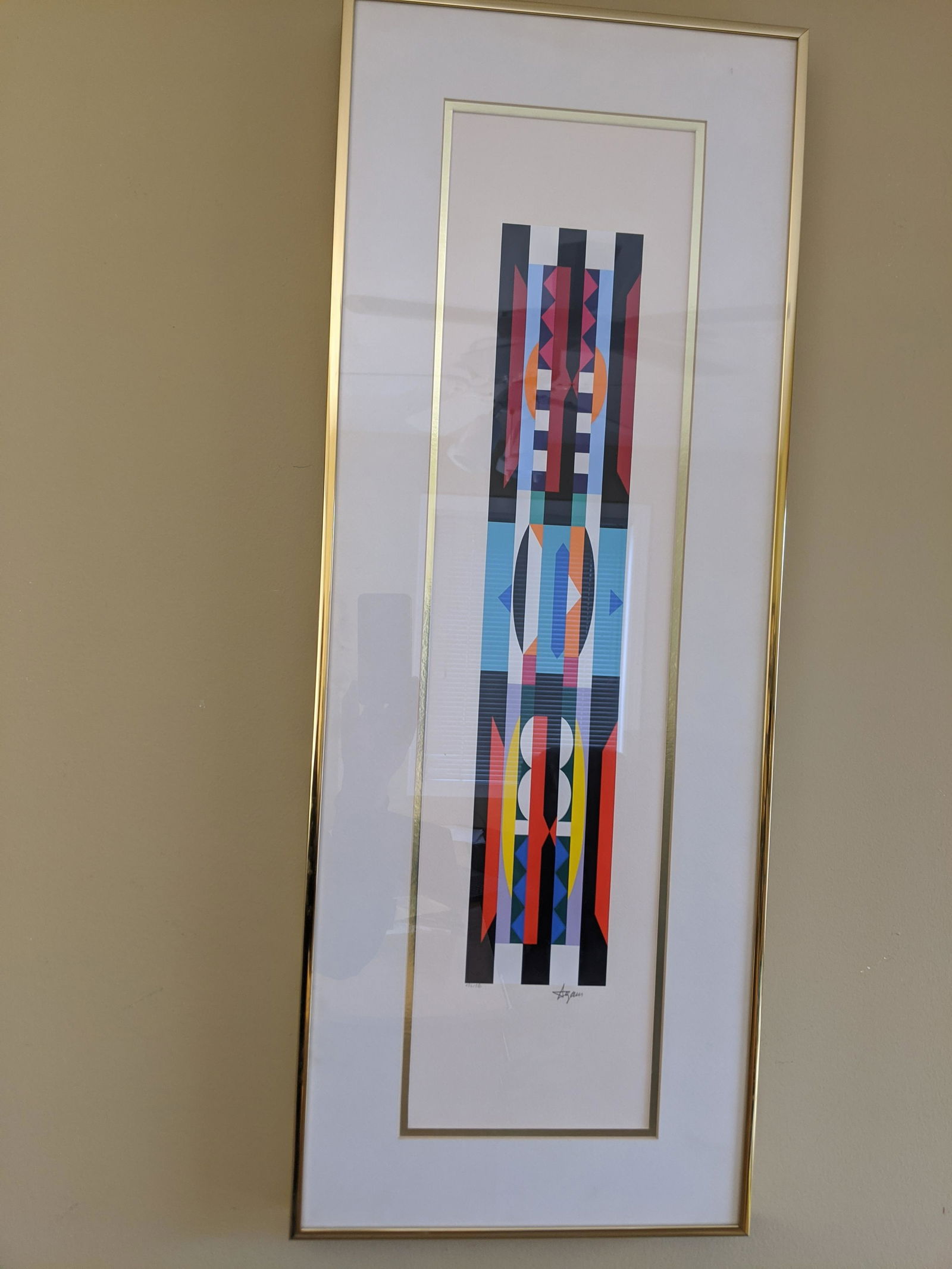 Yaacov Agam Ltd Ed 124/180 Color Lithograph Litho (1 of 7)