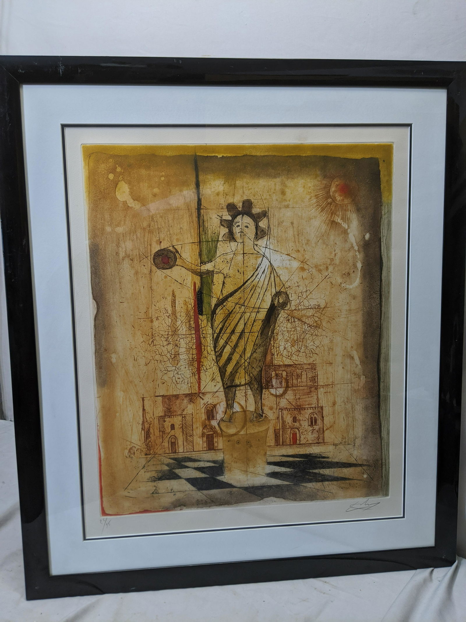 Salvador Dali Etching in Aquatint Composition 26/95 (1 of 16)