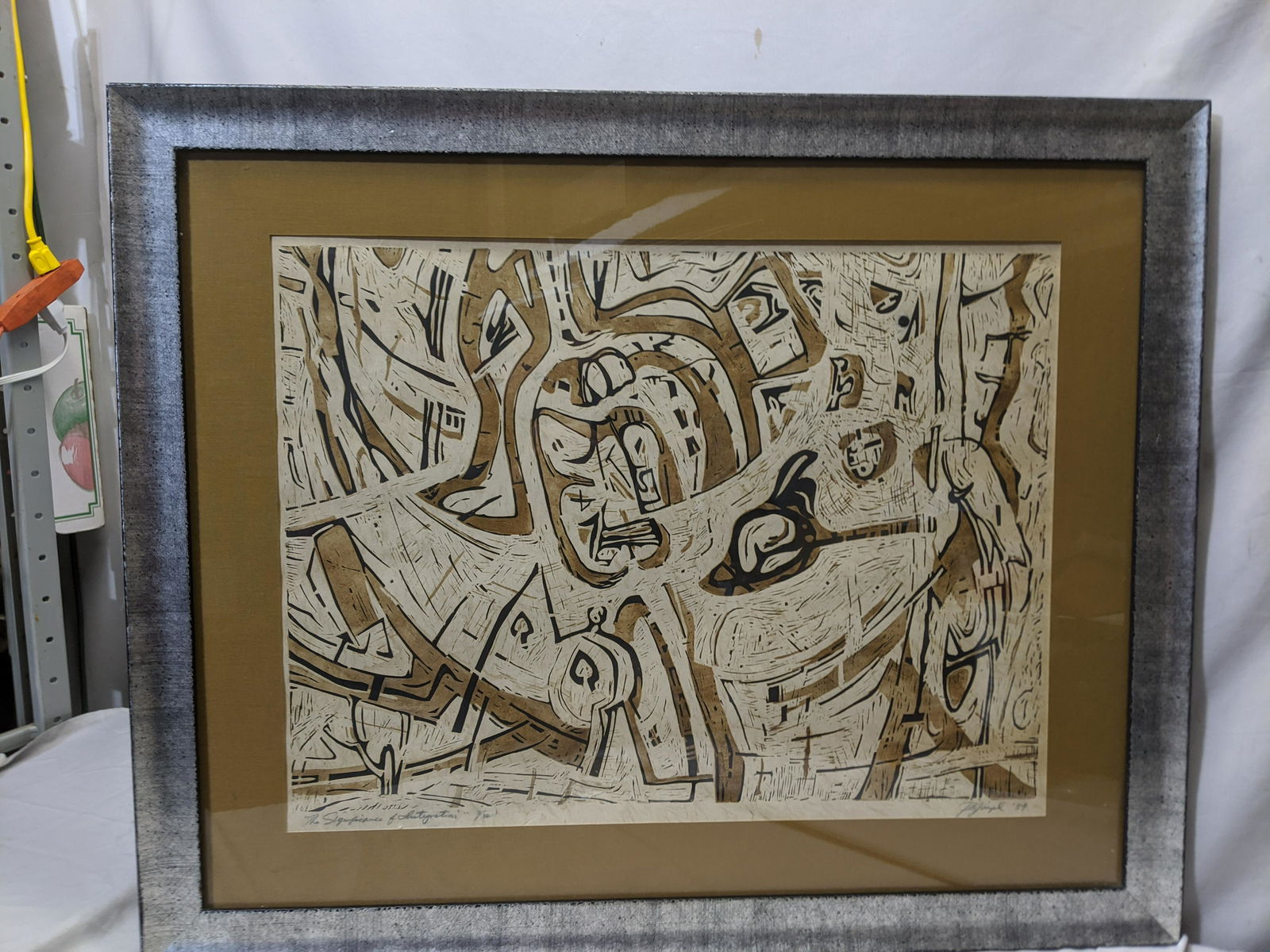 Roland Ginzel Rare Woodcut Significance of Integration (1 of 15)