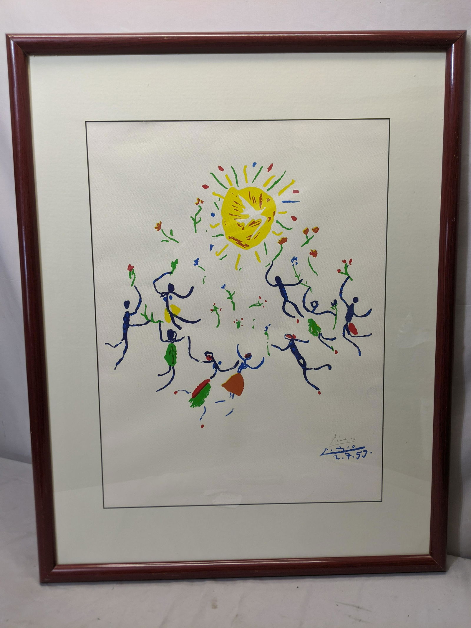 1959 Pablo Picasso La Ronde de lu Jeunesse Lithograph (1 of 11)