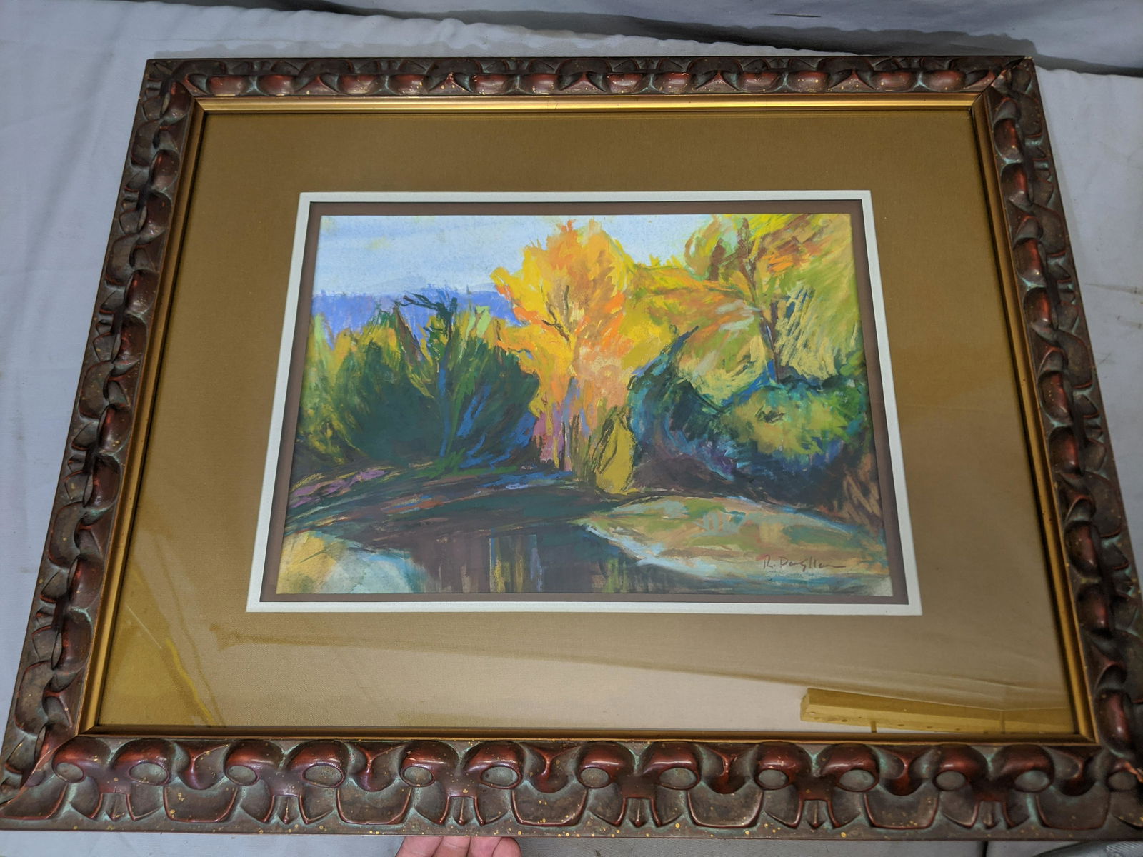 Robert Daughters Velande Valley Mixed Media Painting (1 of 12)