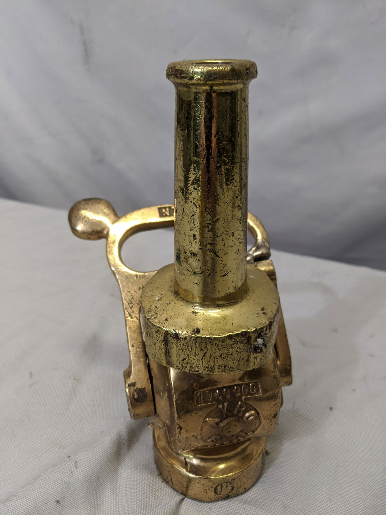 Antique Akron Arko Ball Brass Fireman's Firehose Nozzle (1 of 6)