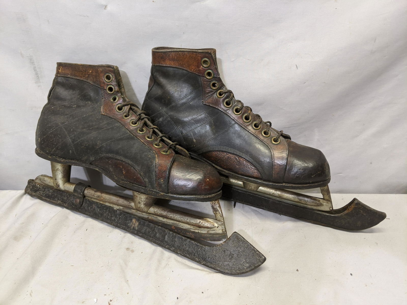 brown ice skates
