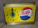 c1950's Pepsi Cola Light Up Wall Sign Clock by