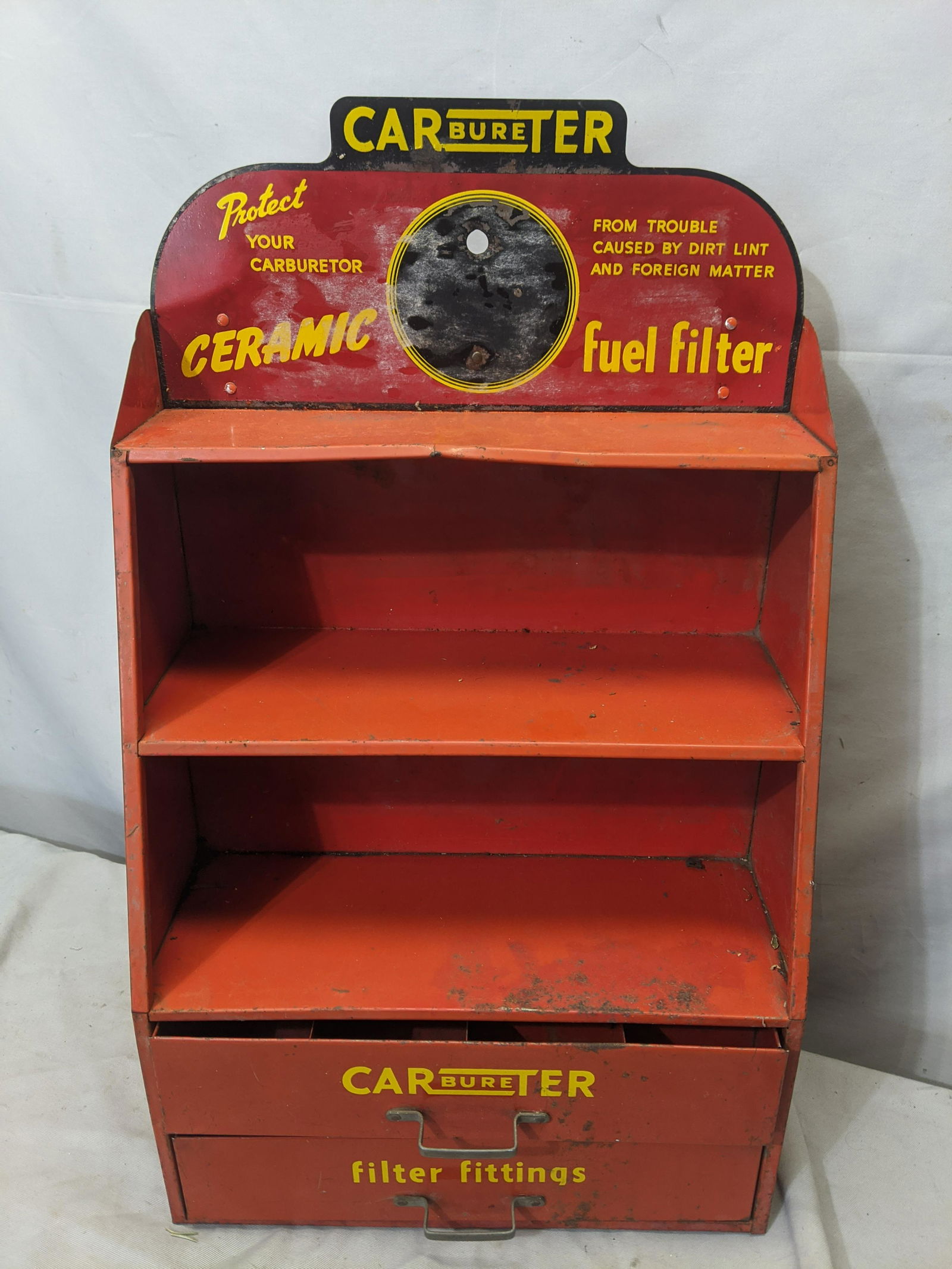 Vintage Carbureter Mechanic Shop Metal Fuel Filter (1 of 8)