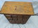 Antique Oak Wood Index File Drawer Table Top Cabinet - 5