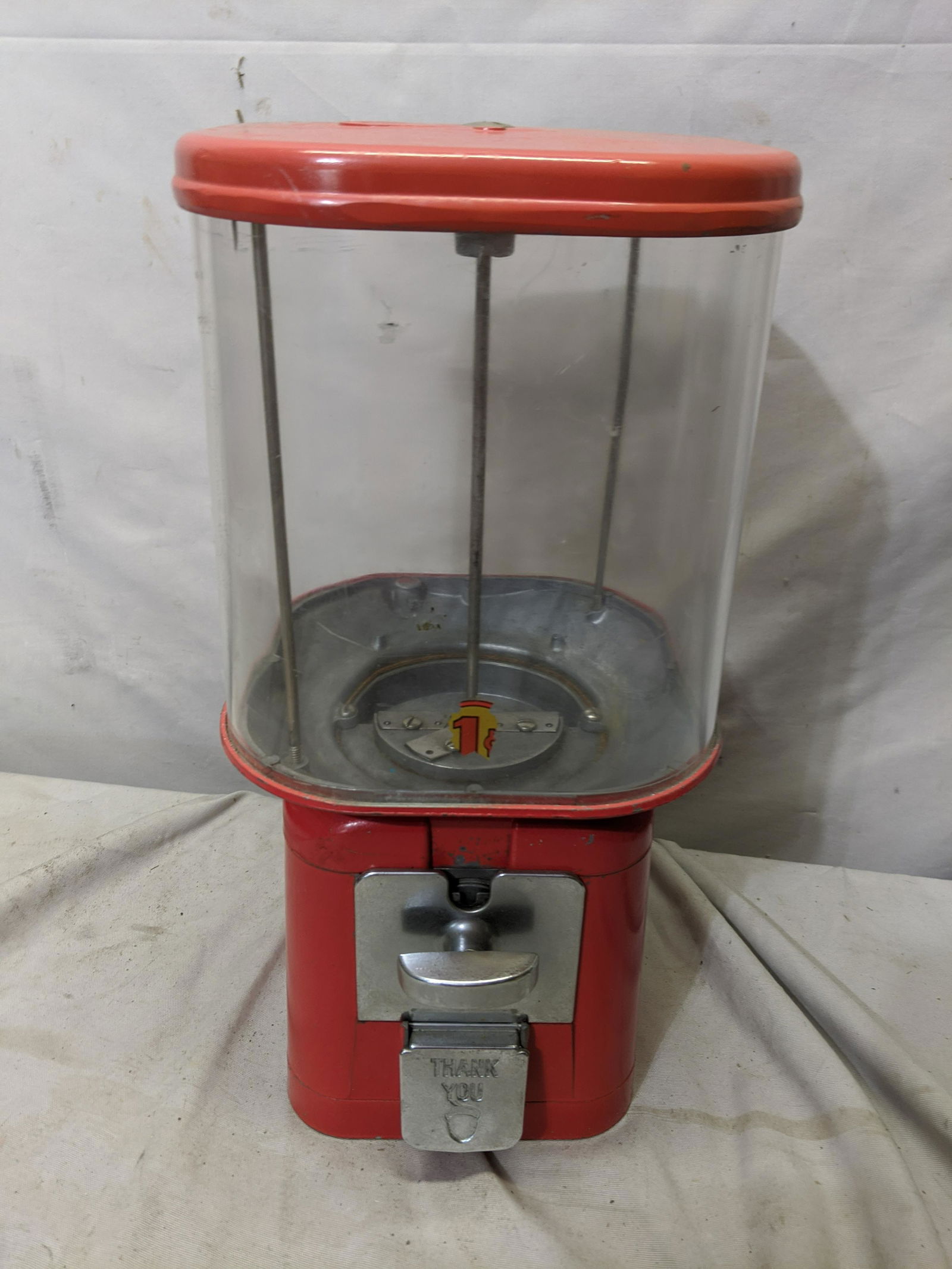 Vintage One Cent Penny Plastic Globe Acorn Gumball (1 of 8)