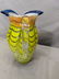 Vintage Murano Italy Art Glass Large Owl Pitcher - 3
