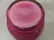 Pair Vintage Large Pink Hand Blown Art Glass Vases w/ - 6