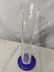 Modern Blue Base Clear Art Glass Conch Shell Shaped - 4