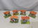Set 6 1930's Germany Paper Mache Buildings Railroad