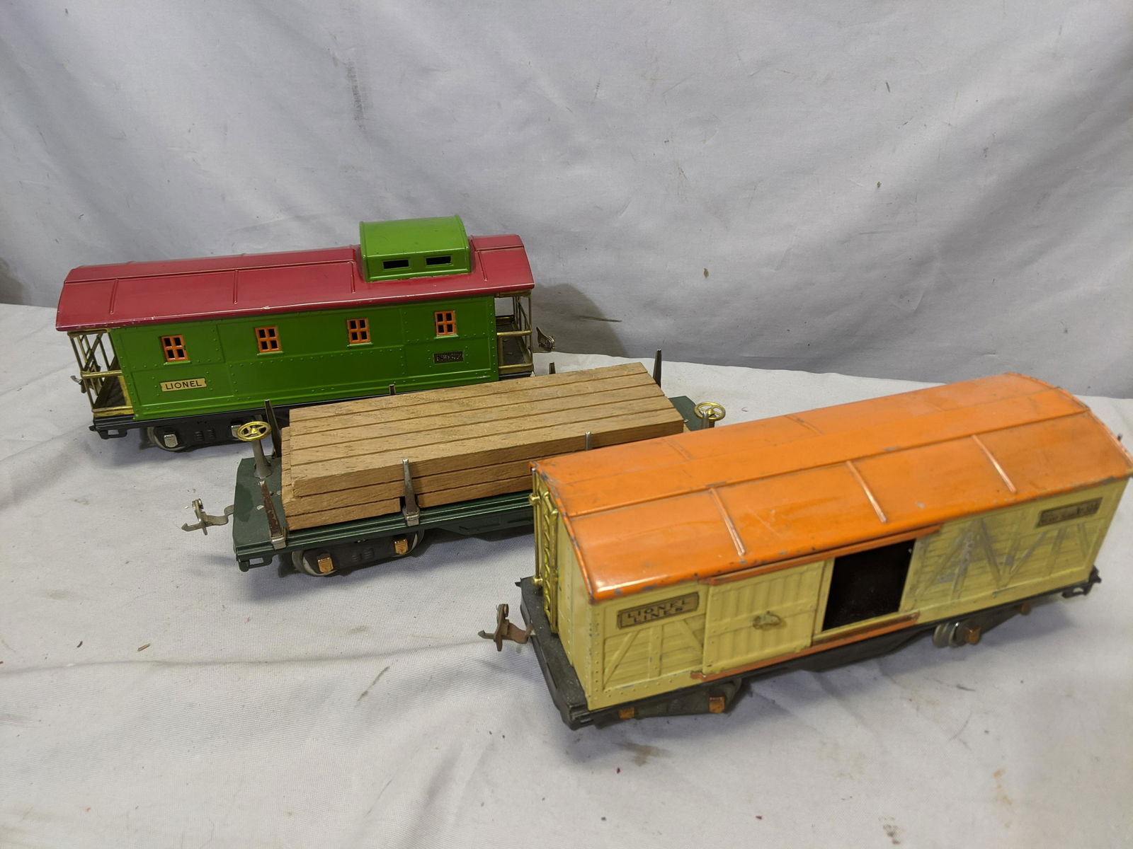 c1930 Lot 3 Lionel Standard Gauge Freight Cars 511 514 (1 of 7)