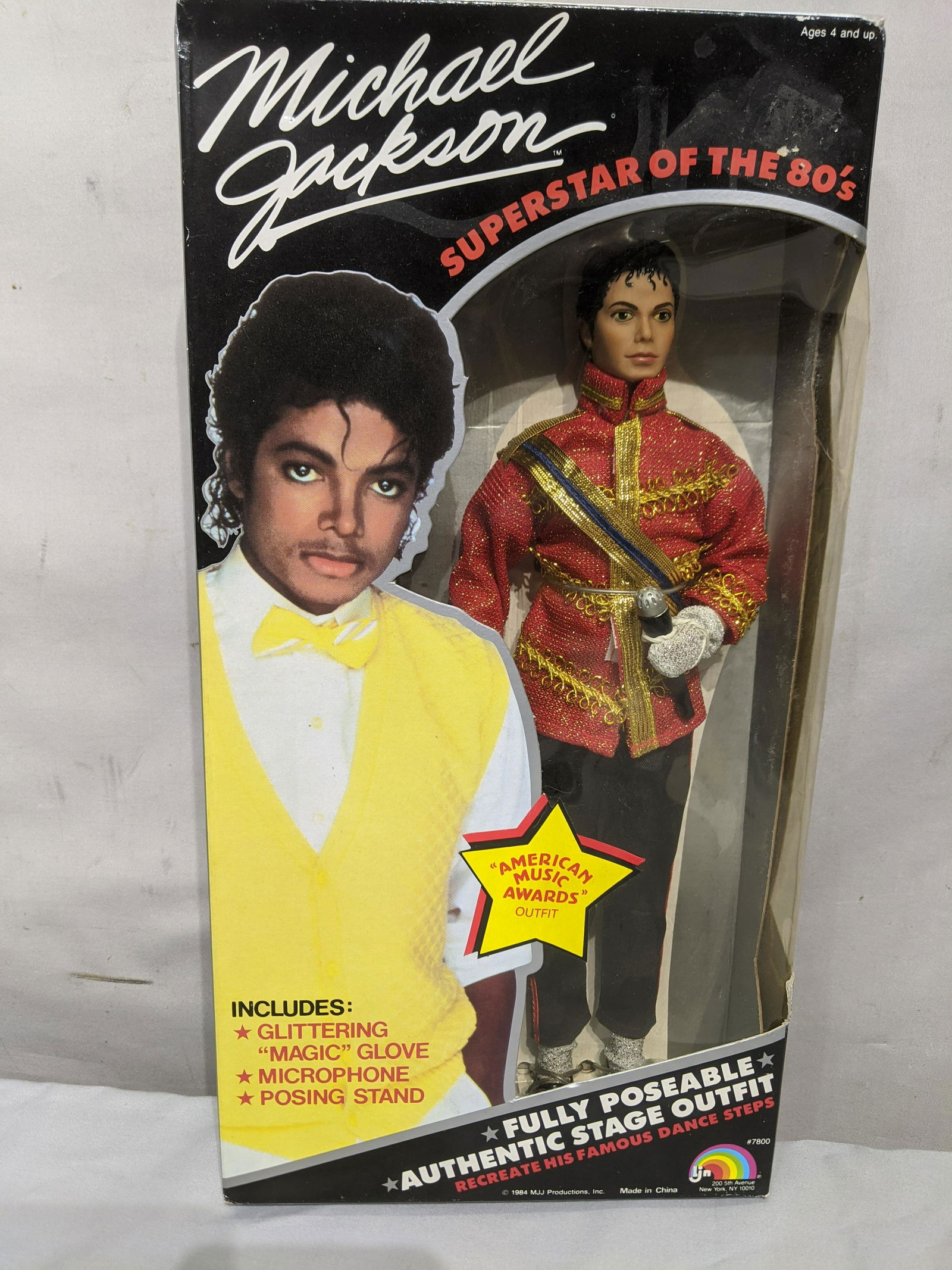 1984 mjj productions michael jackson doll