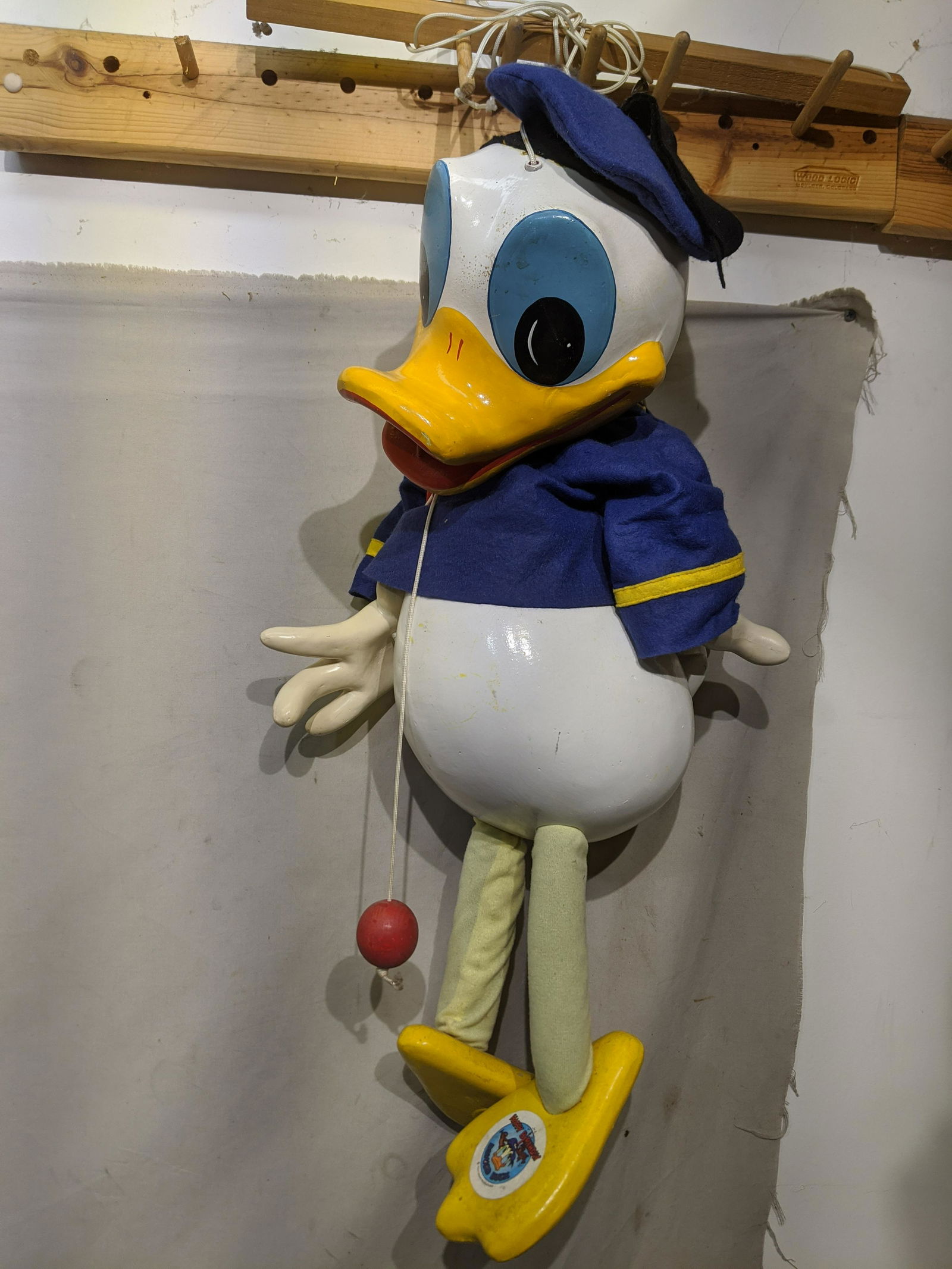 Walt Disney Productions Donald Duck Pelham Puppet (1 of 6)