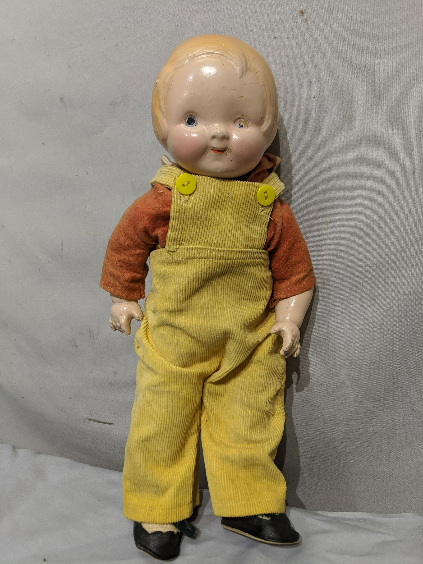 Antique EIH Co Composition Campbell Soup Kid Doll (1 of 9)